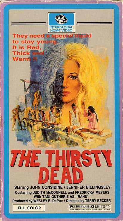 The Thirsty Dead front cover