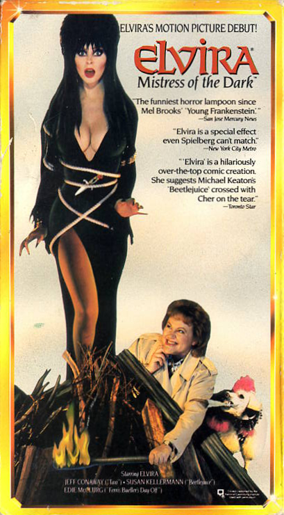 Elvira: Mistress of the Dark front cover